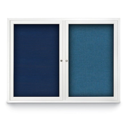 United Visual Products Corkboard, Cloud/Bronze, 96" x 48" UV420I-BRONZE-CLOUD